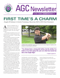 AGCNewsletter - Anglebrook Golf Club