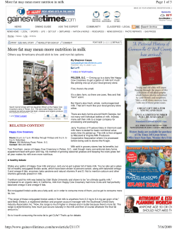 fat may mean more nutrition in milk