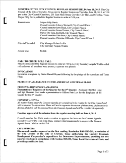 Mayor Billy Davis, called the Regular Session to order at 7:00 p.m.