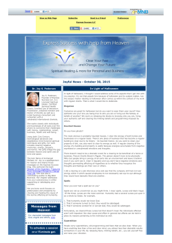 In Light of Halloween :: Express Success LLC | MyNewsletterBuilder