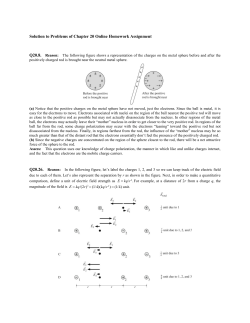 Solution to Problems of Chapter 20 Online Homework Assignment