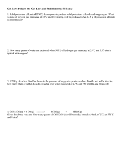 Gas Podcast #6 Problem Set