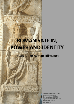 romanisation, power and identity