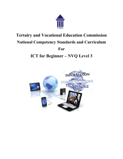 English - Tertiary And Vocational Education Commission