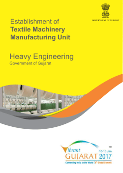 Textile Machinery Manufacturing Unit