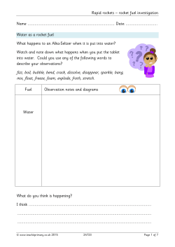 fizz, boil, bubble, bend, crack, dissolve, disappear, sparkle, bang