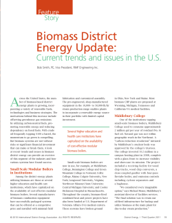 Biomass District Energy Update