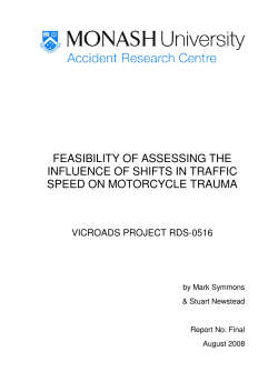 feasibility of assessing the influence of shifts in traffic