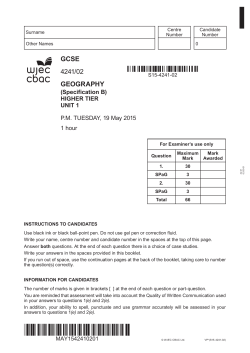 UNIT 1 - Revision World
