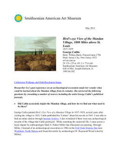 Bird`s-eye View of the Mandan Village, 1800 Miles above St. Louis