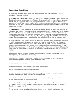 Terms And Conditions - ComponentSource CDN