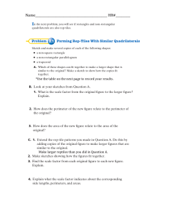 3.1 Rep-Tile Quadrilaterals