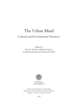 The Urban Mind - Turkic languages