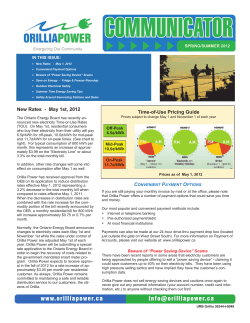 Communicator, Spring/Summer 2012