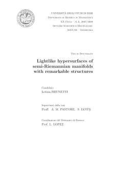 Lightlike hypersurfaces of semi