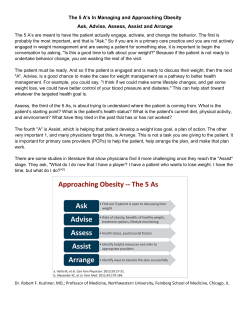 The 5 A`s - Diabetes in Control