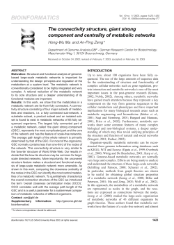 The connectivity structure, giant strong component and centrality of
