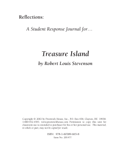 Treasure Island - Response Journal Sample PDF