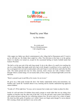 Read Des`s piece