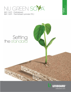 NAF / ULEF - Particleboard NAF / ULEF