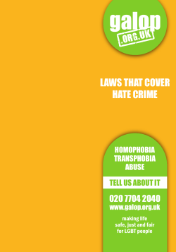 laws that cover hate crime