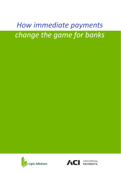 How immediate payments change the game for banks