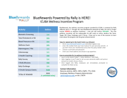 BlueRewards Powered by Rally is HERE!