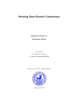 Rotating Bose-Einstein Condensates