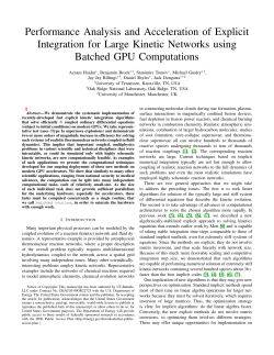 Performance Analysis and Acceleration of Explicit Integration for