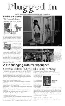 Issue 2 - Speedway High School