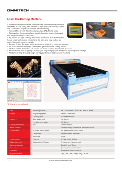 Laser Die Cutting Machine