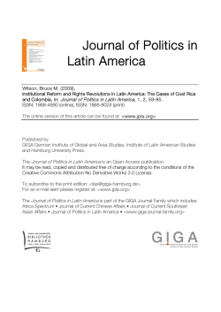Institutional Reform and Rights Revolutions in Latin America The