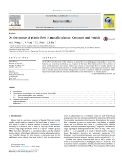 On the source of plastic flow in metallic glasses: Concepts and models