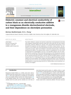 Dielectric constant and electrical conductivity of carbon black as an