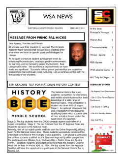 WSA NEWS - The Syracuse City School District