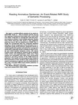Reading Anomalous Sentences: An Event