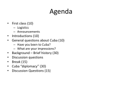 Back Channel to Cuba