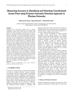 Measuring Accuracy in Identifying and Detecting Unauthorized