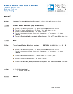 Coastal Vision 2021 Year in Review