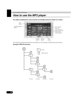 How to use the MP3 player