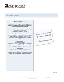 Film Processing Services