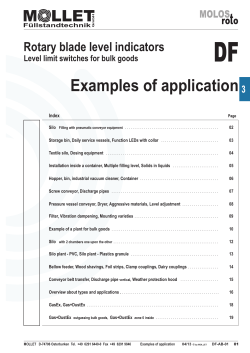 Examples of application - MOLLET F&uuml;llstandtechnik GmbH