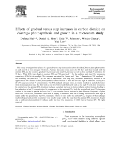 Effects of gradual versus step increases in carbon dioxide on