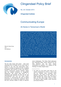 Communicating Europe