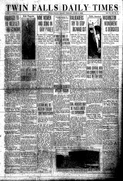 S - Twin Falls Public Library Newspaper Archive