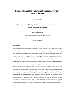 Full Text pdf - Centre for Samoan Studies