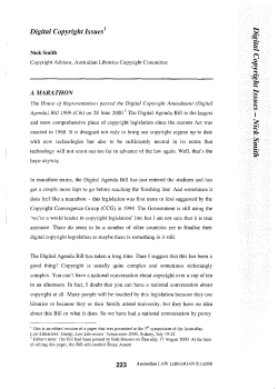 Digital Copyright Issue
