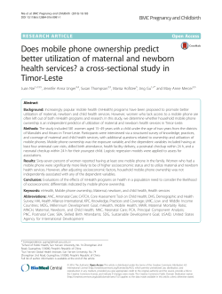 Does mobile phone ownership predict better