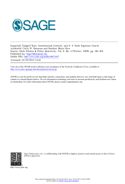 Impartial Judges? Race, Institutional Context, and U. S. State