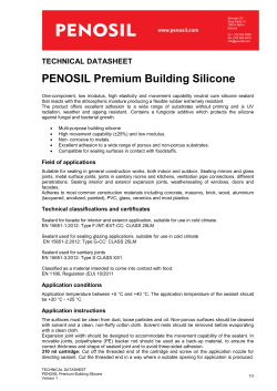 PENOSIL Premium Building Silicone